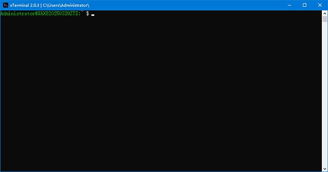 图片[1]-xTerminal(开源免费命令终端) v2.0.3 中文绿色版-五九软件库