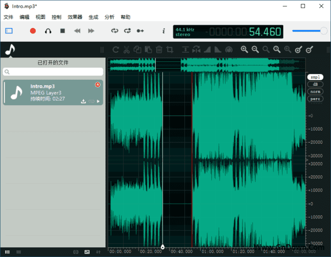 图片[1]-ocenaudio录音和音频编辑软件 v3.15.0 多语便携版-五九软件库