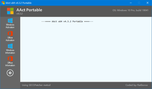 图片[1]-AAct(Office/Win10 KMS离线激活工具) v4.3.2 绿色版-五九软件库