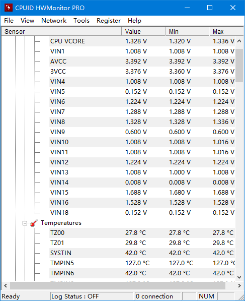 图片[1]-HWMonitor(电脑硬件监测工具) Pro v1.54 绿色版-五九软件库