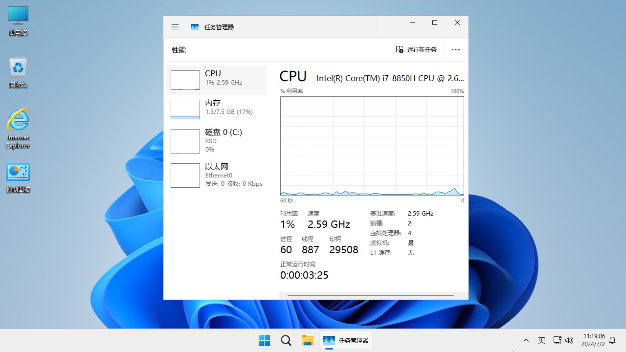 图片[1]-【不忘初心】Windows11 24H2 (26100.3775) X64 无更新[纯净精简版][2.14G](2025.4.9)-五九软件库