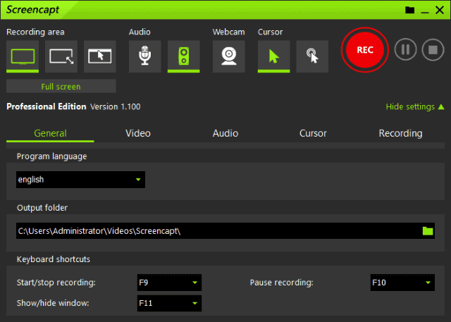 图片[1]-ASCOMP Screencapt Pro(屏幕捕捉录制工具) v2.002 便携版-五九软件库