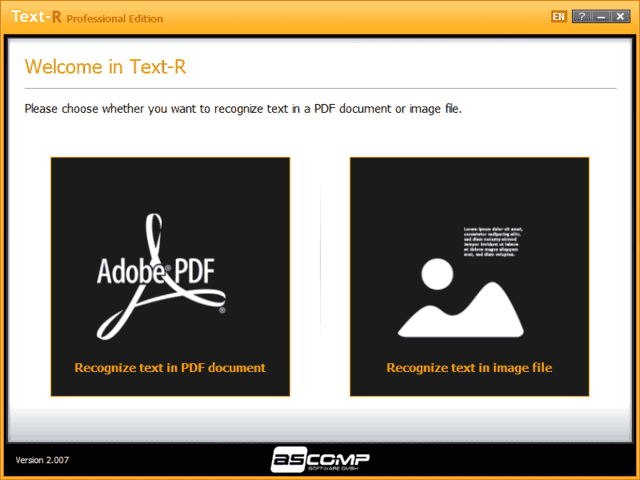 图片[1]-ASCOMP Text-R(OCR文字识别软件) Pro v2.010 便携版-五九软件库